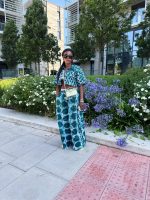 Adire Crop shirt and Pant set